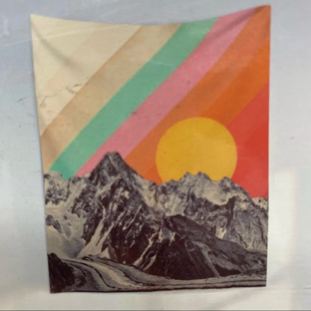 Society6 mountainscape Wall Tapestry 50” by 60” NEW.